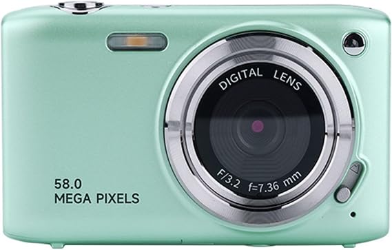 Digital Camera, 4K, Dustproof, 58 Megapixels, 1080P Video Recording, 2.88 Inches, 16x Zoom, AF Function, Image Stabilization, Autofocus, Portable, Kids Camera, Dustproof, Shockproof, Portable,