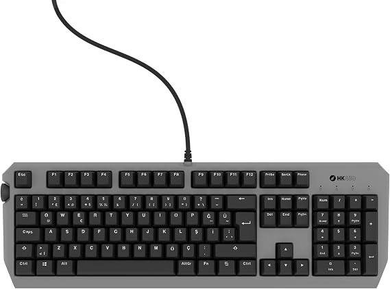 Hawk Gaming HK430 Mekanik Switch RGB Kablolu Metal Kasa Full Gaming Klavye (Mavi Switch)