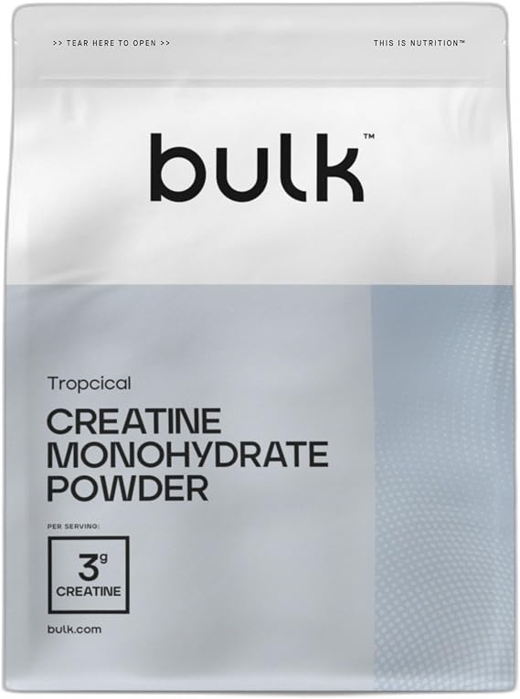 Bulk Creatine Monohydrate Powder, Tropical, 500g