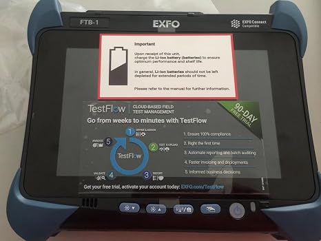 EXFO OTDR FTB-1v2 with FTB-720C-023B-XX SM OTDR Only OTDR Module 37/35db 1310/1550nm Optical Time Domain Reflectometer