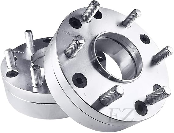 ezaccessory 2 Wheel Adapters 5x135 to 6x135 Hub Centric Fit for 6 Lug F150 Wheels on 5 Lug F150 Hub 1997-2003