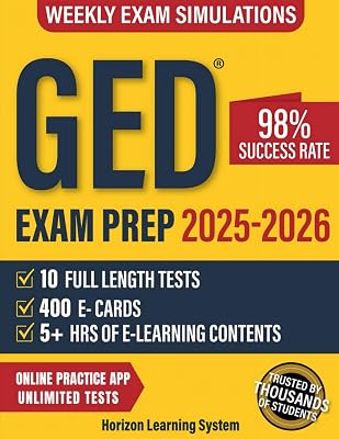GED Exam Prep: The All-in-One Guide for all subjects - 10 Full-Length Tests, and 800 Questions & Detailed Answer Explanations | Expert Tips to Maximize Your Success