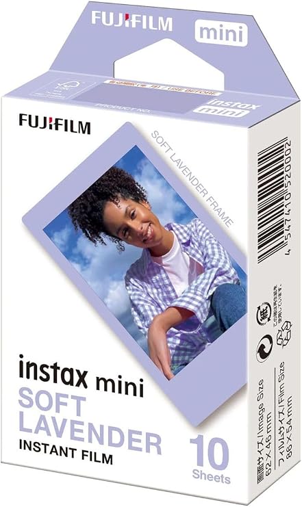 Instax mini Soft Levander Movie of 10