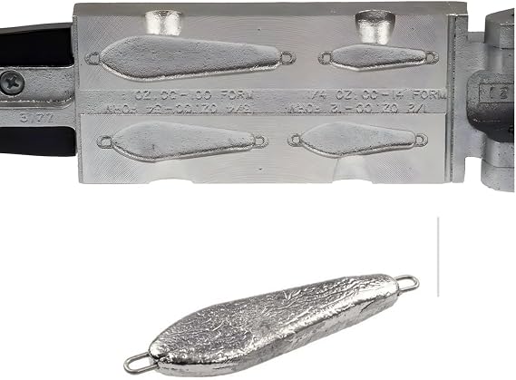 Do It Mold Casting Spoon Lure Jig Size 1/4, 1/2, 3/4, 1 Oz Do it Mold (3177) CC-4-A Cavities 4 Total