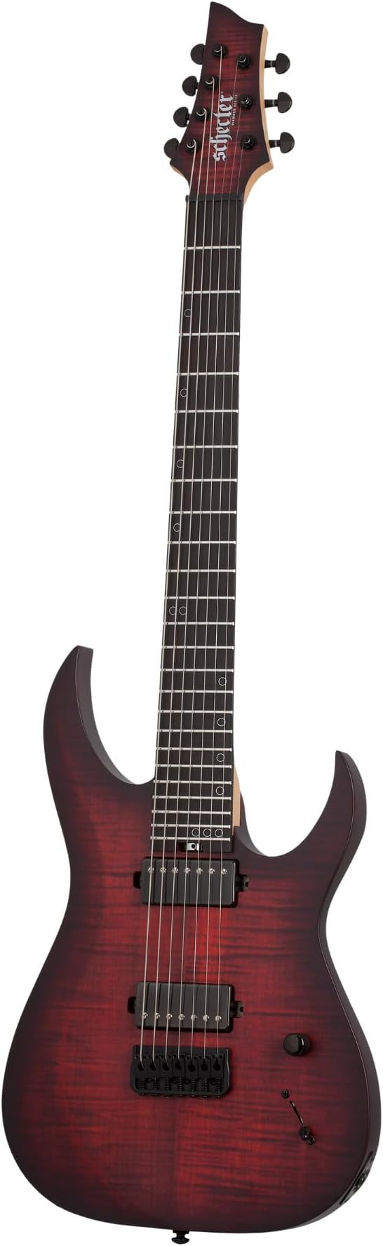 Schecter Sunset-7 Extreme 7-string Baritone Electric Guitar - Scarlet Burst