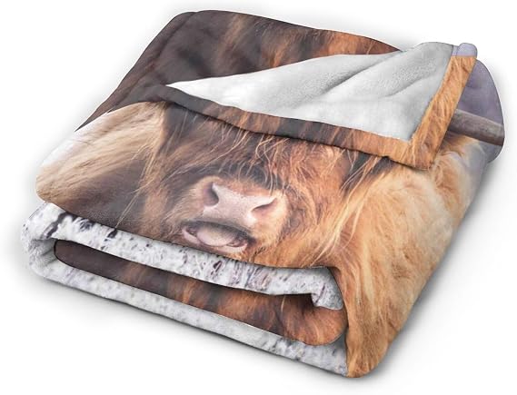 Yak for Ultra-Soft Flannel Blanket Multiple Sizes, No Shed No Pilling Luxury Plush Cozy, Couch, Chair, Sofa Suitable for All Season