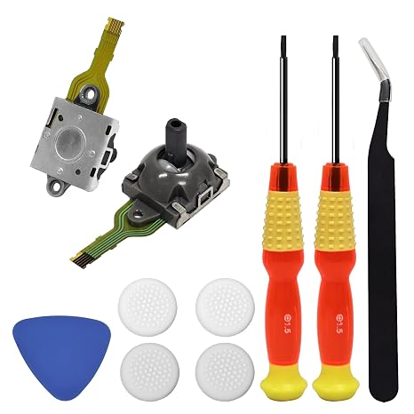 Eaglewireless 2 Pack Joystick Replacement for ROG Ally,GPD WIN3 Win4 Handheld and Pico 2 Pico 3 VR Controller Analog Stick Transducer Drift Repair Kit AccessoriesTools