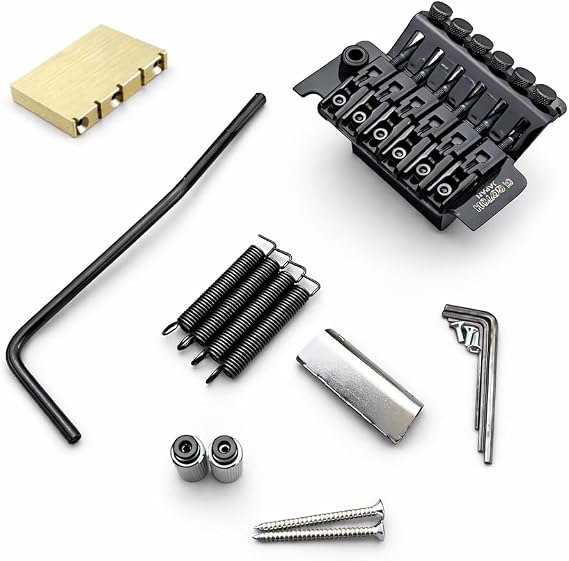 GE1996T Gotoh Floyd Rose Locking Tremolo Set, Black + 33mm Compatible Block included.