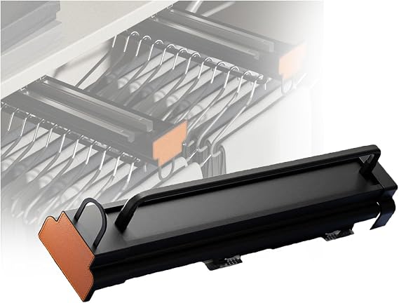 Adjustable Telescopic Closet Rod - Heavy Duty Extendable Hanger Rack for Clothes, Space Saving Organizer, 25kg Capacity