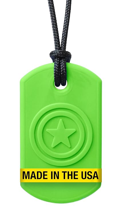 ARK Super Star Chew Necklace, XT, Firm, Lime Green