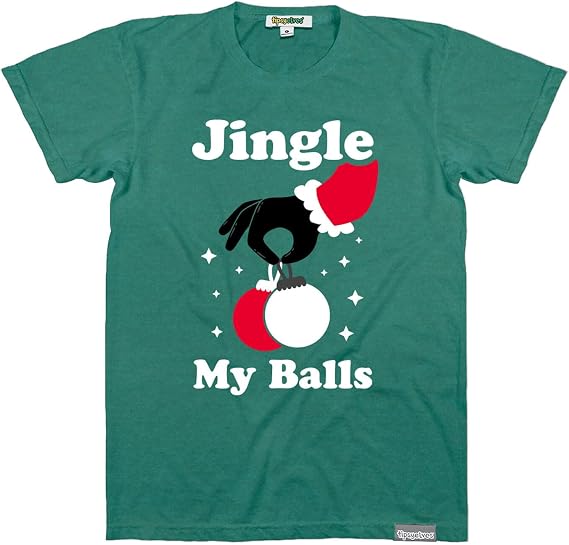 Tipsy Elves Men's Funny Christmas T Shirts - Hilarious Xmas Shirts for Ugly Christmas Sweater Party