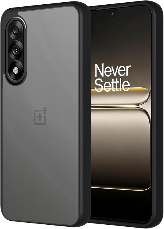 Coiwxmoi Case for OnePlus Nord 5 Case Robust PC Back Case + Shockproof TPU Edge Military Grade Protective Case Thin Soft Acrylic Matt Shockproof & Scratch-Resistant Mobile Phone Case