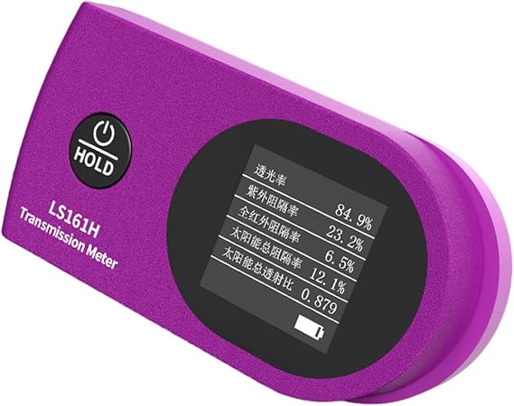 Double Mode Tint Meter with 940nm 1400nm Wavelengths Detection Tint Meter for Automotive Glass Film Evaluations Professional Solar Film Analyzers