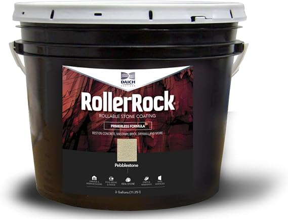 Daich RollerRock 3 gal Self-Priming Concrete Coating Pebblestone Interior Exterior