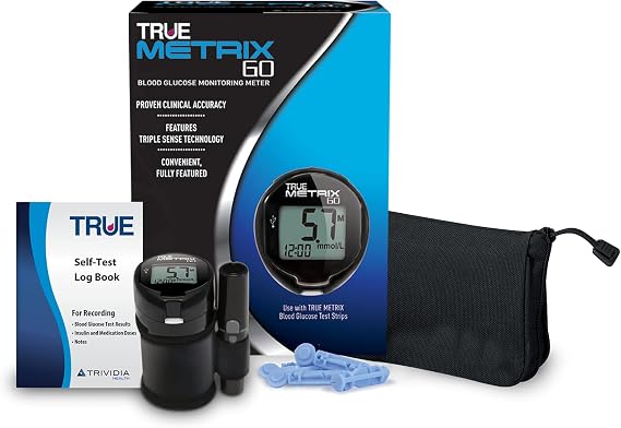 TRUE METRIX GO Blood Glucose Monitoring Meter, Black