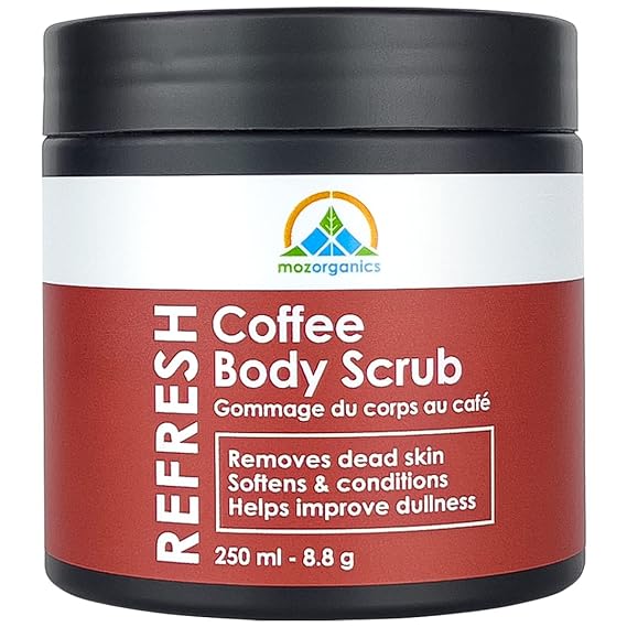 Coffee Body Scrub for Skin Care & Exfoliation | Cleanses Dead Skin, Zits & Cellulite | Reduce the Look of Eczema (250g/8.8oz)