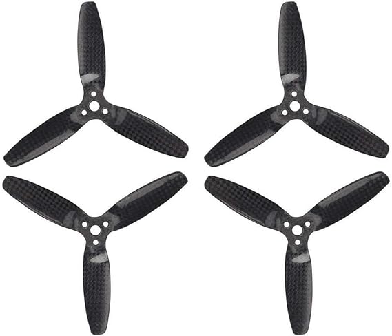 Propellers 2 Pair 5042 Main 3-Blade Propeller Rotor Carbon Fiber Props/Fit for Bebop Drone 3.0 8088 8x8.8 /Fit for Parrot AR.Drone1.0 2.0(2 Pair 5042)