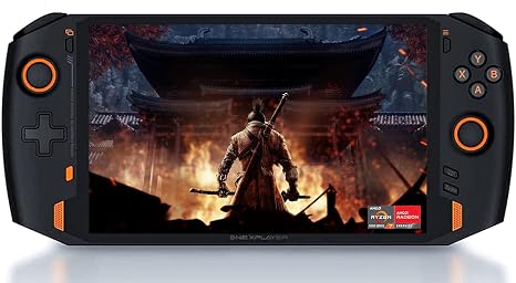 QUJUSO OnexPlayer 1S 8.4" Handheld Game Console Portable PC Mini Laptop UMPC Win 11 AMD Ryzen 7 5700U 16GB LPDDR4 RAM/2TB NVMe M.2 SSD