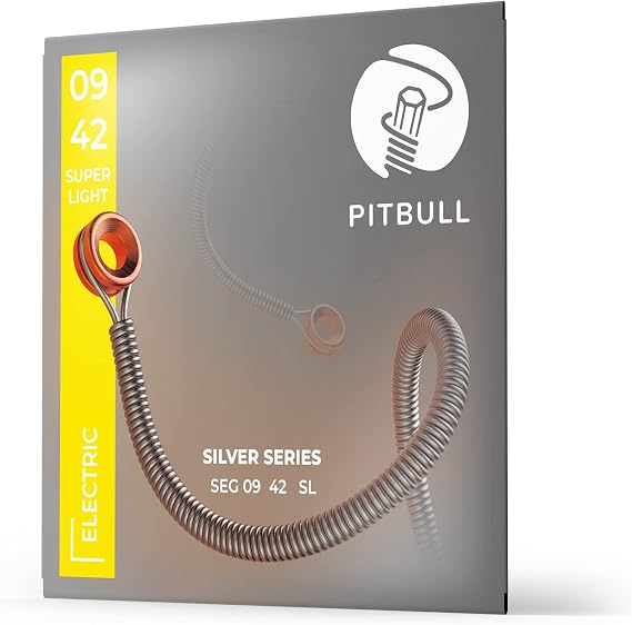Pitbull Silver Seri Elektro Gitar Teli 09-42 Super Light SEG 09-42 SL