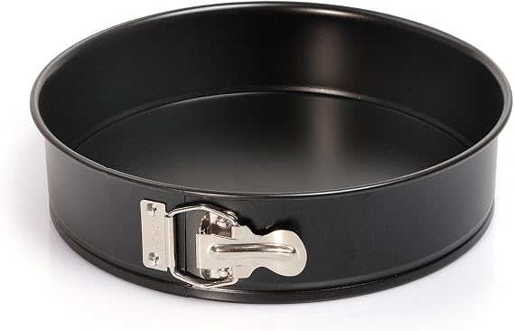 Orret Home Kelepçeli Kek Kalıbı - Pastacılık İçin Yapışmaz, Kolay Çıkarılabilir Teflon Kaplama Pasta Kalıbı (20 Cm)