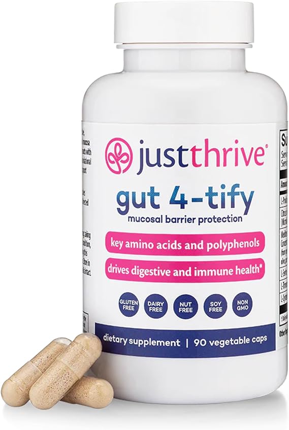 Just Thrive Gut 4-tify Gut Health Supplement for Bloating & Digestion