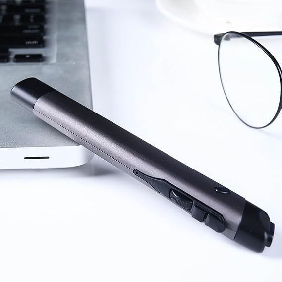 Bluetooth Optical Pen Mouse - 2.4G 1200 DPI, 4 Buttons, Ergonomic Mini for Laptops/Pads