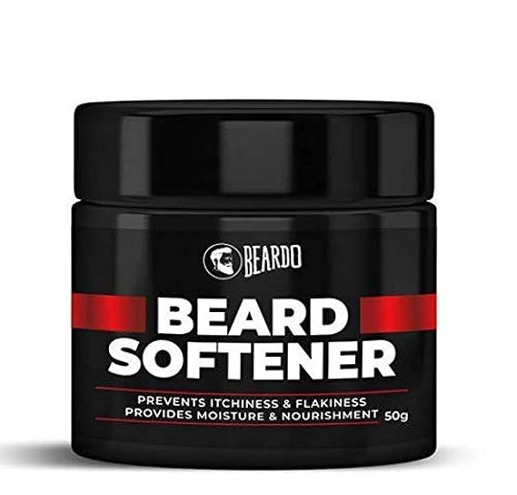 Beardo Beard Softner cream for men | Frizz-free, Nourished Beard | Detangled, Shiny Beard | Vitamin E, Argan Oil 50g