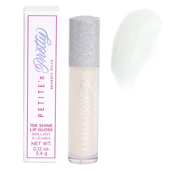 Petite 'N Pretty 10K Shine Lip Gloss for Kids Tweens Teens (Diamond Heist)