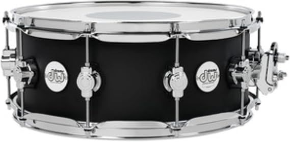 DW Design Series 5.5x14" Snare Drum-Black Satin