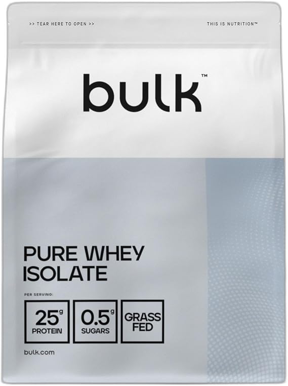 Bulk Pure Whey Isolate 90, Strawberry, 2.5kg
