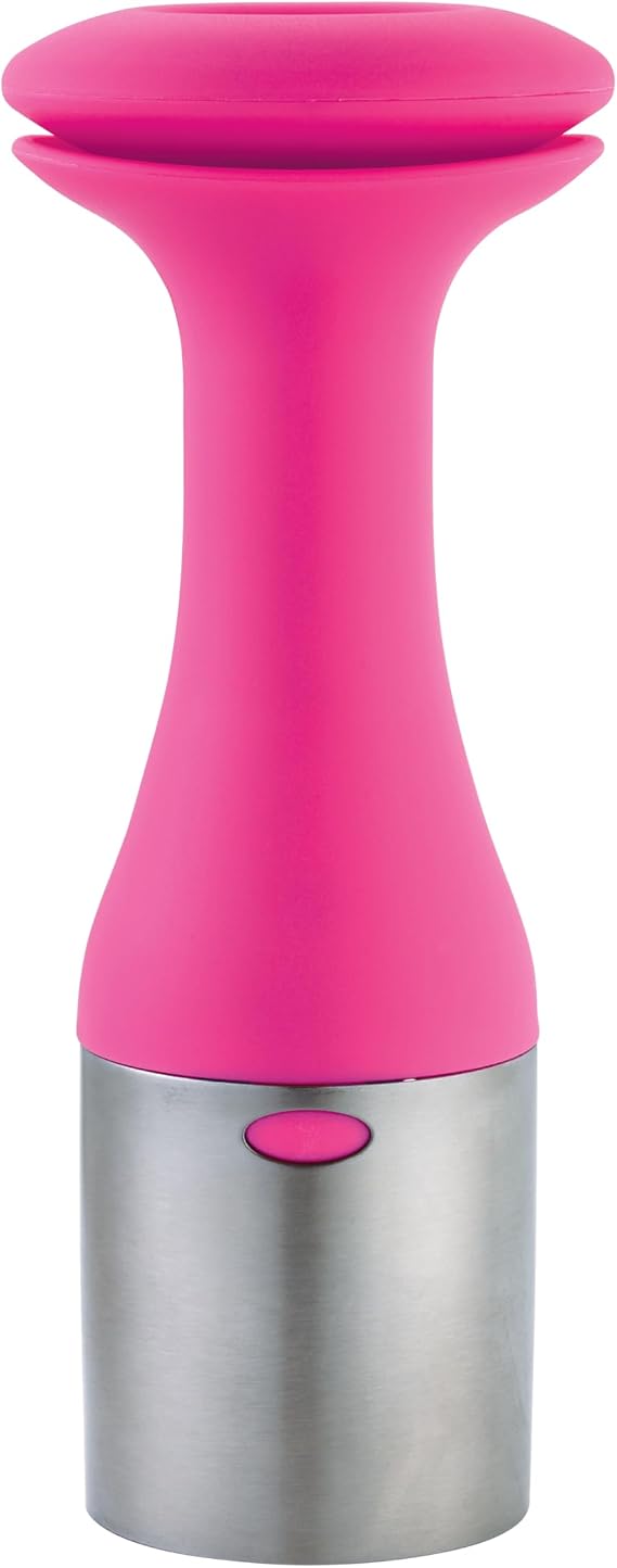 Cuisipro Ice Cream Scoop and Stack, for Serving Ice Cream, Pink, Easy One Hand Operation, 19.5cm