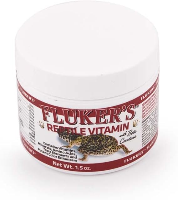 Fluker's Repta Vitamin, Reptile Supplement With Beta Carotene, 1.5 oz