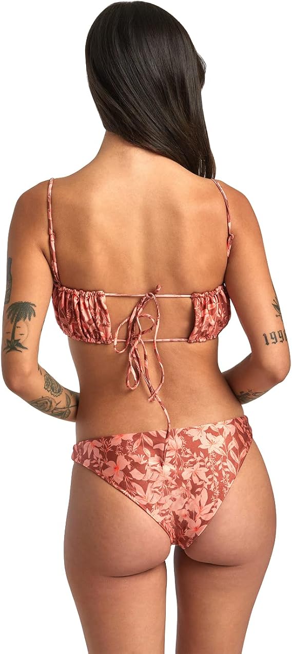 RVCA Women's Standard Medium Coverage Bikini Bottom