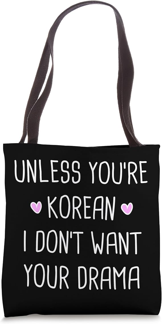 Korean Drama Tshirt K-Drama Merchandise Kdrama Gifts Merch Tote Bag