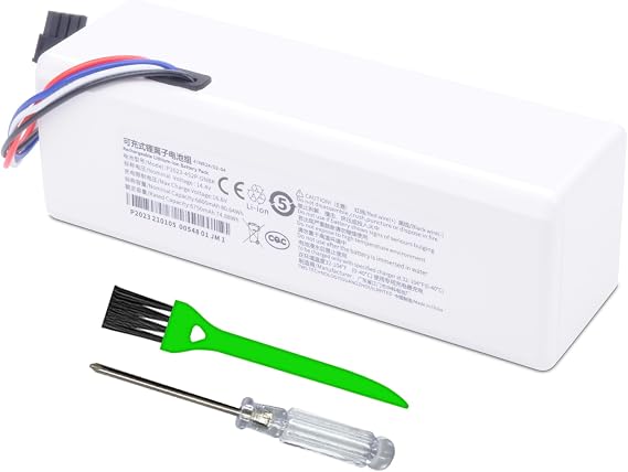 6800Mah Battery for XIAOMI MIJIA 1C Mi Vacuum Robot Mop, for Xiaomi 1C Sweeping Vacuum Cleaner, for Mijia 1C Dreame MC1808 SKV4093GL STYTJ01ZHM XM2000021 Robot Roborock Vacuums Lithium Ion Batteria