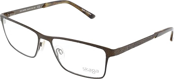 SK2821 ANTON 210 Brown Modified Rectangle Optical Frames for Mens
