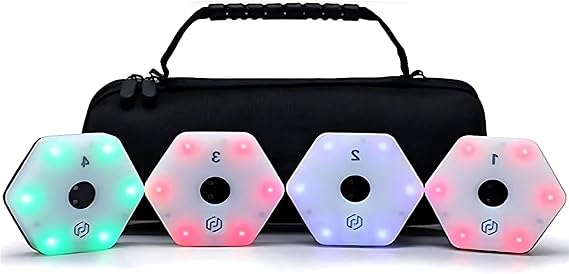 Reaction Training Lights, Agile Reaction Training Lamp Set to Improve Speed Agility Training Reflex, Focus, Agile Reaction Fitlight for All Ages, Reaction Training Light for Athletes, Trainers