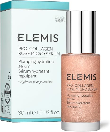 ELEMIS Pro-Collagen Serums – Renewal & Rose Micro Serum for Smoother, Firmer, Radiant Skin (15ml & 30ml Anti-Aging Skincare)
