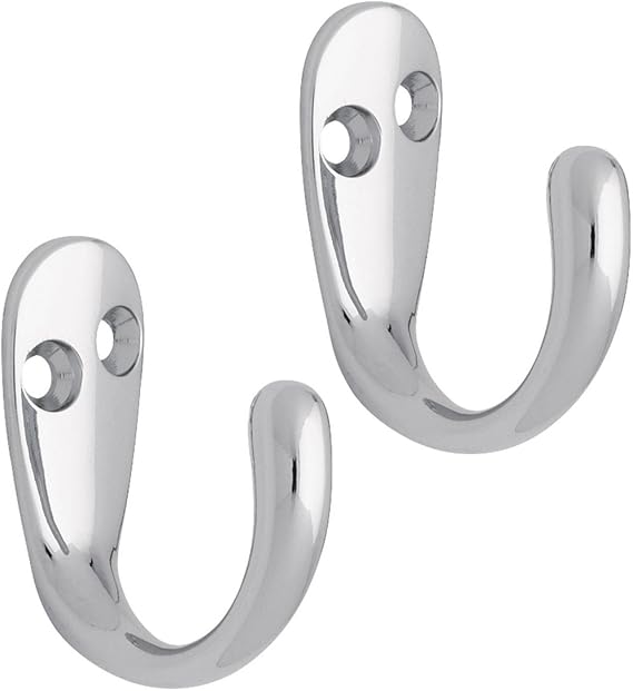 BRAINERD/LIBERTY HDW 145890 2PK CHR SGL Robe Hook