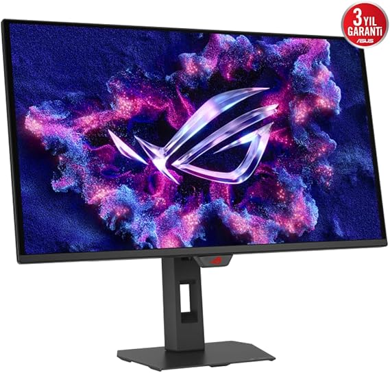 ASUS ROG Strix XG27AQDMES 26.5″ OLED 240Hz 0.03ms 2K QHD Adaptive Sync QD-OLED Pivot Gaming Monitör