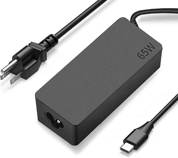 65W USB C Charger Replacement for Lenovo Laptop Charger USB C