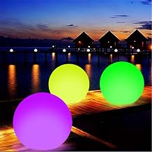 Inflatable PVC Balloon Remote Control Light Adjustable LED Ball Waterproof Beach Swimming Pool Decoration White