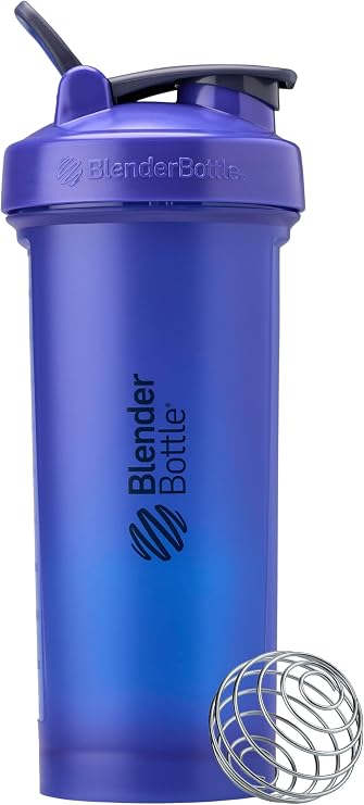 BlenderBottle Classic V2 Plastic Shaker Bottle 45 oz Reflex Blue