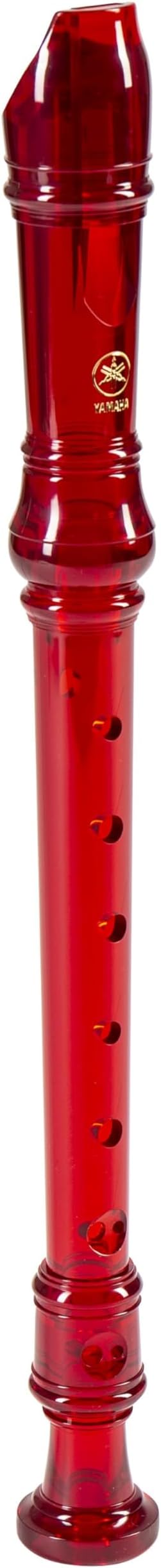 YAMAHA YRS 20BR Recorder - Soprano Recorder, Baroque fingering, Translucent Red