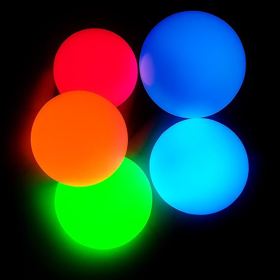 Glow in The Dark, Sticky Balls for Ceiling & Wall, Stress Balls for Adults (1,5-Pack)