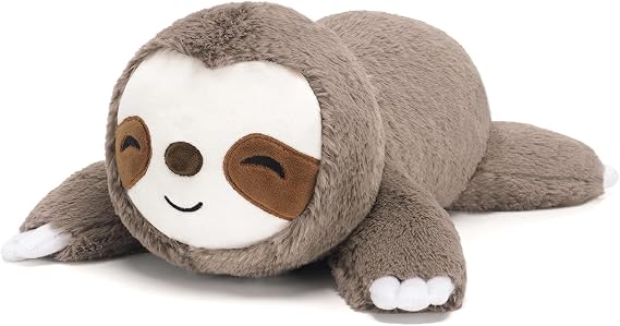 SQEQE Weighted Sloth Stuffed Animals, Giant Sloth Plush Pillow 60CM