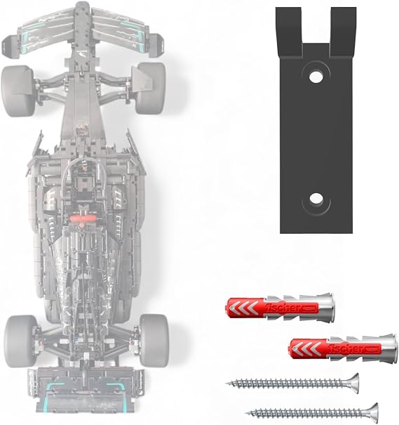 Wall Mount Display Hook Compatible with LEGO 42171 Mercedes-AMG F1 W14