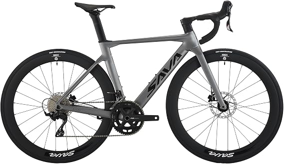 SAVADECK A7L Carbon Road Bike, T800 Carbon Fiber Frame 700C Racing Bicycle with Shimano 105 R7100 24 Speed Groupset and Hydraulic Disc Brake, Ultra-Light Carbon Bike for Man and Women
