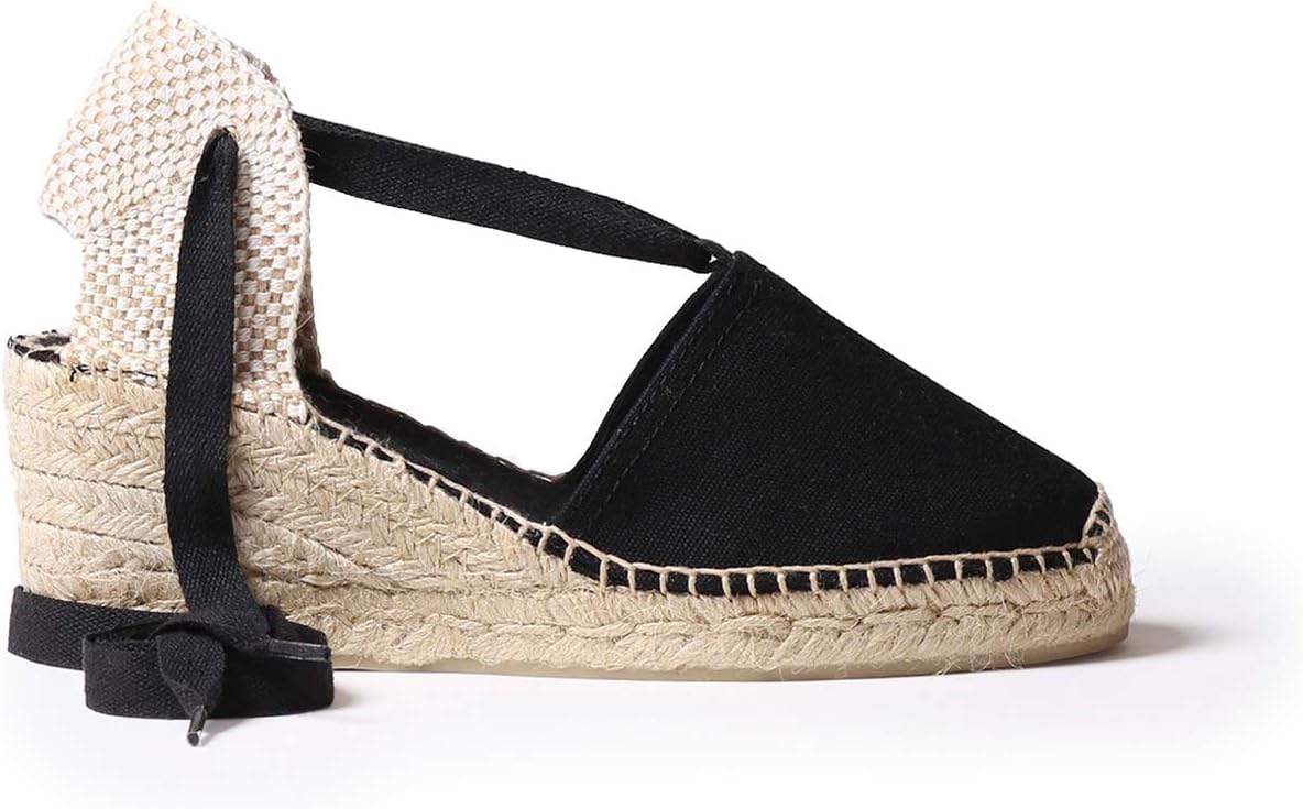 TONI PONS Valencia - Vegan Wedge Espadrille for Women Made of Cotton Canvas.
