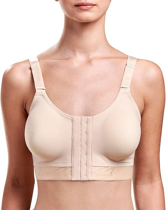 MARENA Medium Coverage Bra Post-Surgical Compression Garment with Full Adjustability